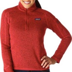 Red Patagonia  quarter zip